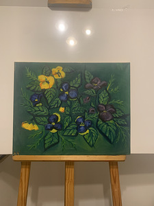 Õlimaal Lilled 40x50 (2 foto / 3)