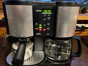 Krups filterkohvimasin koos espressoga (4 foto / 7)