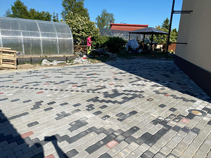 street stones / tänavakivide/äärekivide paigaldus (10 foto / 10)
