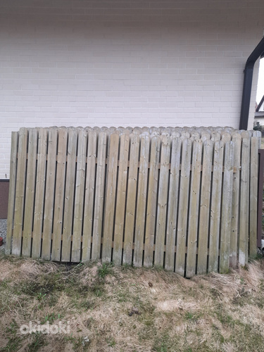 Ворота калитка забор (фото #2)