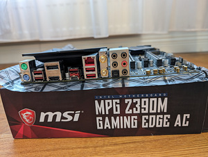 I5-9600k CPU + MSI MPG Z390M GAMING EDGE AC WIFI Motherboard (3 foto / 5)