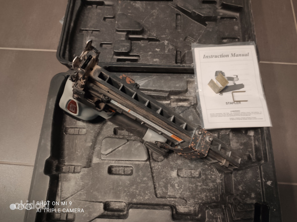 TESTO воздушны пистолет степлер+20000tk скобки (фото #2)