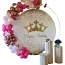 Фон для фотографий с золотой короной на день рождения принцессы (фото #1)