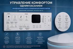 Умный унитаз, smart toilet (2 фото из 10)