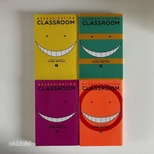 Набор манги Assassination Classroom 1-4