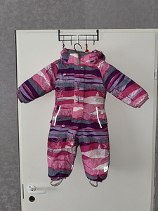 Warm winter snowsuit 80 cm for baby girl – like new (1 foto / 3)