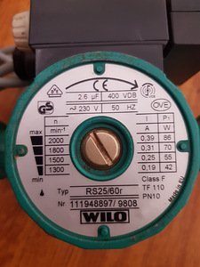 Tsirkulatsioonipump WILO 25/60r (8 foto / 8)