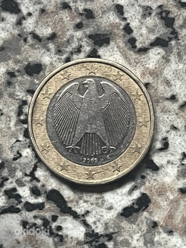 SAKSAMAA 1€ EURO MÜNT 2002 (foto #1)