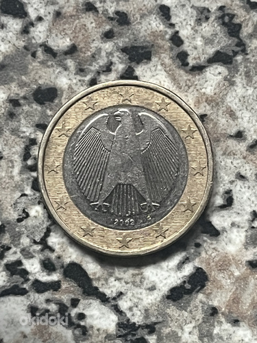SAKSAMAA 1€ EURO MÜNT 2002 (foto #2)