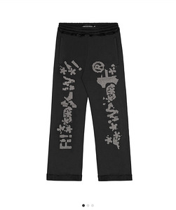 Racer Black studded Censored Sweatpants (1 foto / 1)