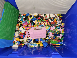 LEGO kuubikud ja täiendavad LEGO tükid, üle 8 kilogrammi (3 foto / 3)