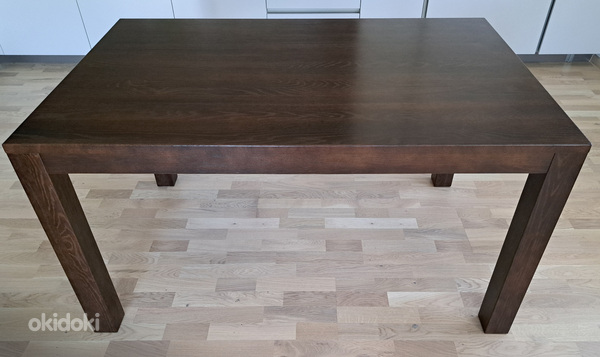 Раздвижной обеденный стол из дуба Oriens, 90 см x 140 см (+ (фото #10)