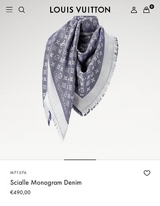 Шаль Louis Vuitton Monogram