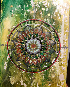 Mandala maalimine (3 foto / 4)