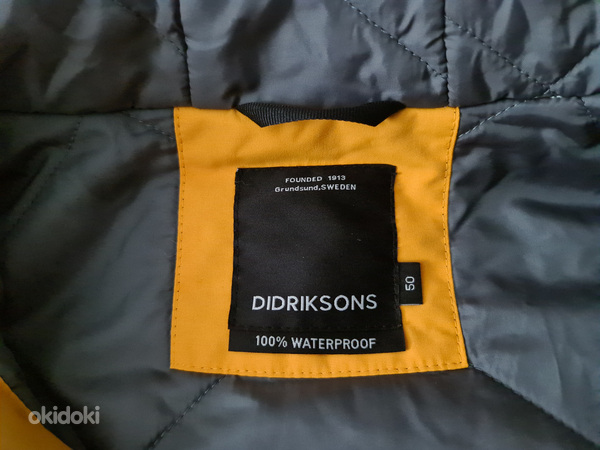 Зимняя куртка Didriksons, 50 размер, б/у (фото #2)