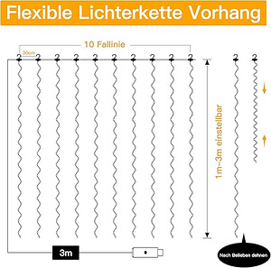 UUS! LED kardin 2x2m./3x3m. / Uus LED kardin 2x2m./3x3 (8 foto / 8)