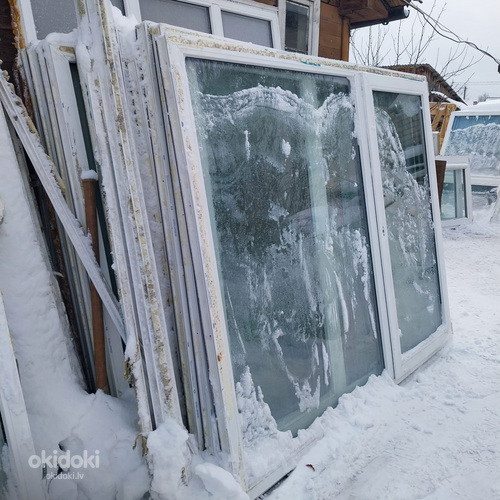 Logi un balkonas durvis PVC lietotie. Piegāde visā Latvijā (foto #4)