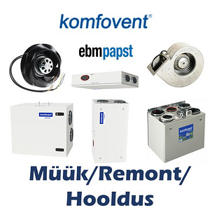 Komfovent Domekt hooldus ja remont / Repair and maintenance