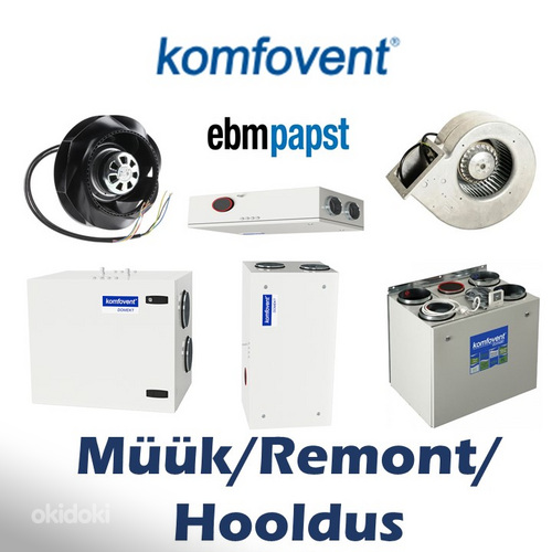 Komfovent Domekt hooldus ja remont / Ремонт и обслуживание (фото #1)