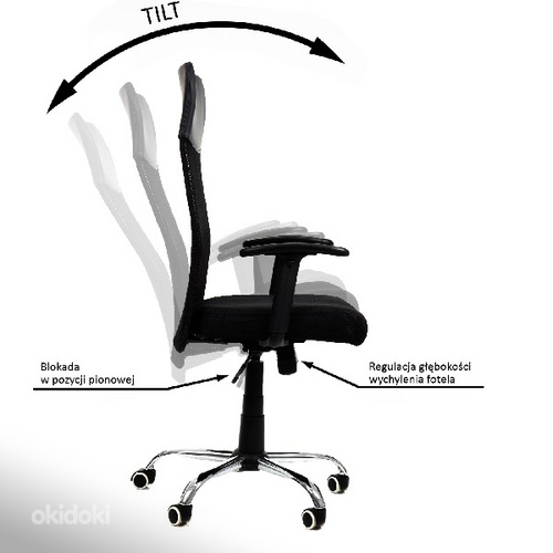 Офисный стул Nordhold 2501, черный (фото #3)