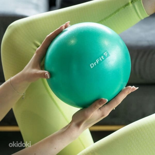 Мяч для упражнений для пилатеса 20 см, желтый, фиолетовый или зеленый (фото #6)