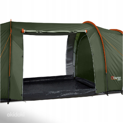 Палатка для кемпинга GOBI 6B зеленый/оранжевый (фото #4)