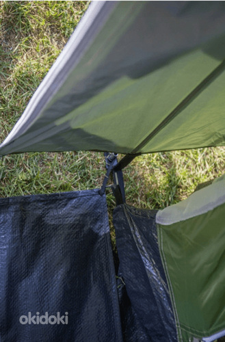 Походная палатка GOBI 8 серая/зеленая или зеленая/оранжевая (фото #9)