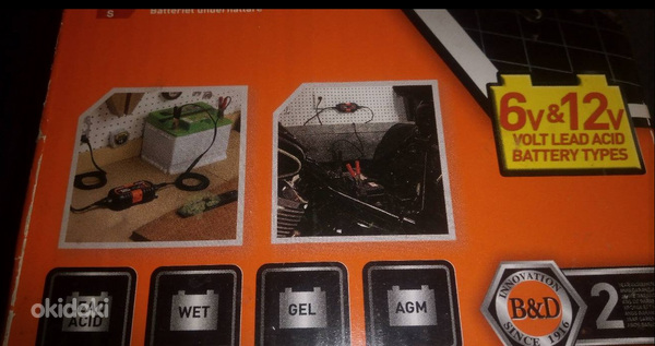 Black & Decker, Charge It, 6v & 12v, akulaadija.