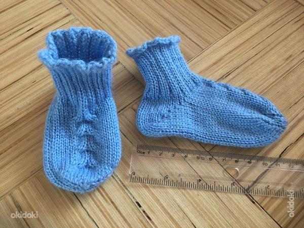 Маленькие вязаные носочки, новые (фото #1)