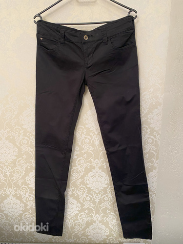 Armani Jeans черные женские брюки размер 28 (фото #3)