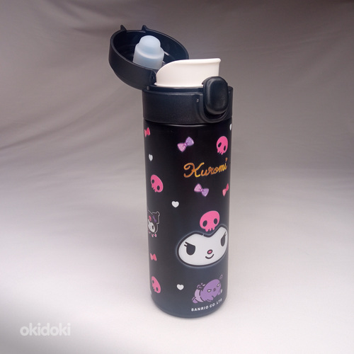 Бутылка для воды - KUROMI - 420мл (ТЕРМОС, Hello Kitty) (фото #3)