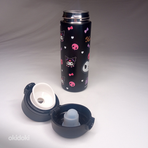Бутылка для воды - KUROMI - 420мл (ТЕРМОС, Hello Kitty) (фото #5)