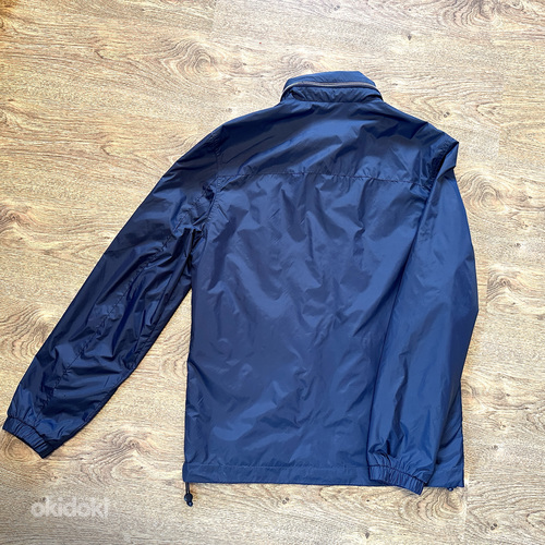 Концептуальная темно-синяя мужская тонкая куртка M (фото #3)