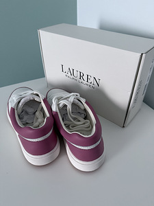 Ralph Lauren HAILEY VI PERFORATED LEATHER SNEAKERS (4 foto / 5)