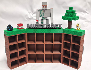 Minecraft kinder joy kolektsiooni riiul (1 foto / 3)
