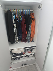 Smastad ikea narivoodi + laud + kapp komplekt (2 foto / 6)