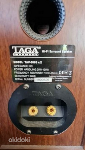 TAGA HARMONY TAV-406 V2 Home Theater Speakers (foto #2)