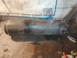 Mantelboiler ca 200 L püstine jalgadel. (9 foto / 10)