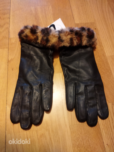 Женские кожаные перчатки. Новые. (фото #1)