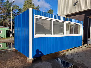 Kontori soojak 6x3x2.5m panoraam akendega (3 foto / 9)