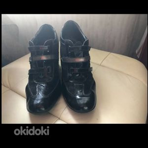 Женские кроссовки на подошве на липучке Freemood кожаные туфли №41 (фото #3)