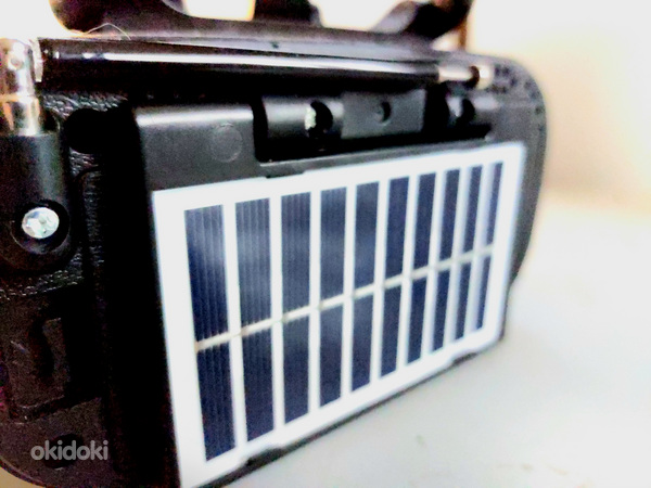 Портативное радио с солнечной панелью. (фото #3)