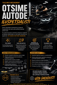 Töö autode iluspetsialistile (1 foto / 1)