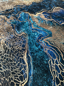 Vaip '' Amber Blue'' 80 x 150 cm (2 foto / 3)