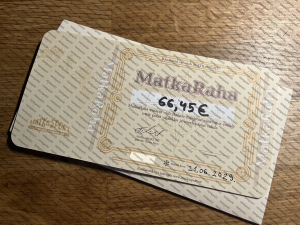 Matkaspordi kinkekaart