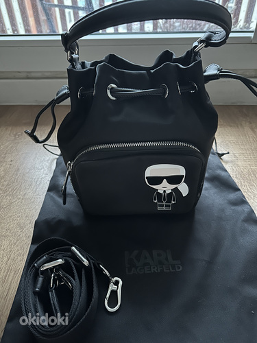 Karl Lagerfeld bucket bag (фото #1)