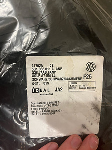 VW GOLF VII ORIGINAAL MATT KOMPLEKT (UUS) (2 foto / 3)