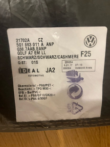 VW GOLF VII ORIGINAAL MATT KOMPLEKT (UUS) (3 foto / 3)