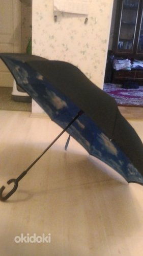 Зонт, закрывающийся вовнутрь (фото #3)