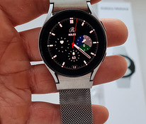 Samsung Galaxy Watch4, LTE, серебристый, гарантия, 3 ремешка